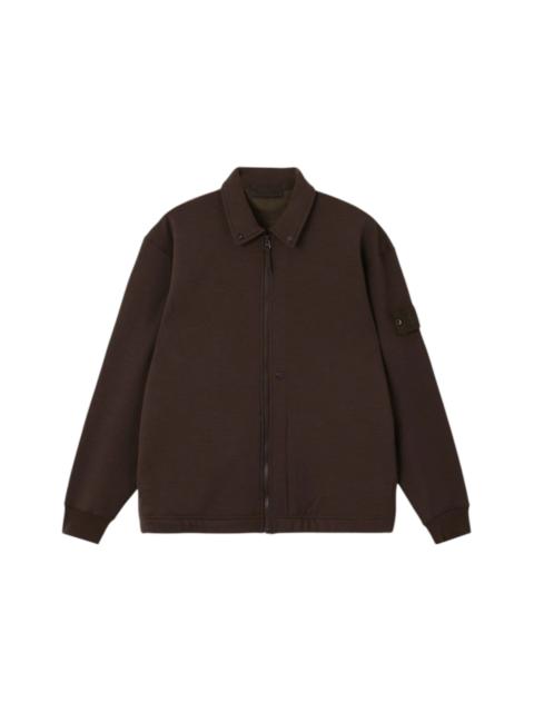 Stone Island 6100050 Cotton Wool Ghost Fleece Jacket Dark Brown