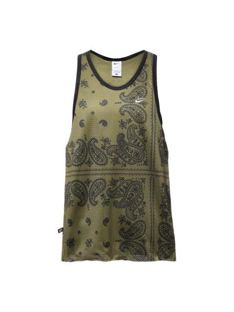 Men's Nike Dri-fit Casual Breathable Cashew Sleeveless Atomic Green Vest DH7372-378