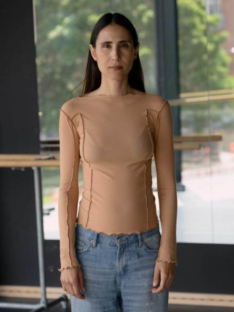 Omato Long Sleeve Tee - Fine Organic Cotton Rib