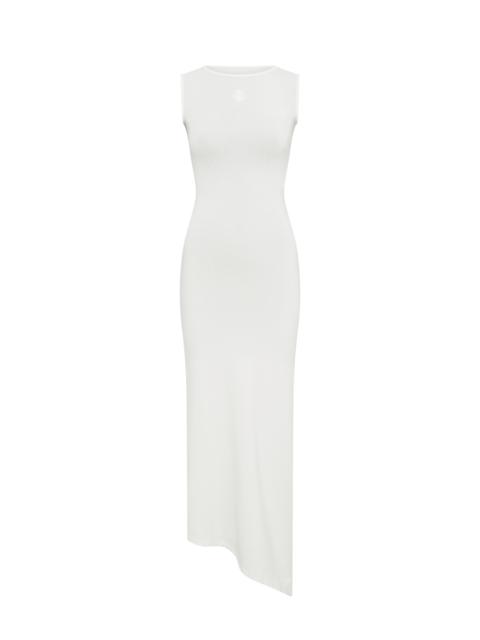 PEARL LOGO ASYMETRICAL MIDI DRESS