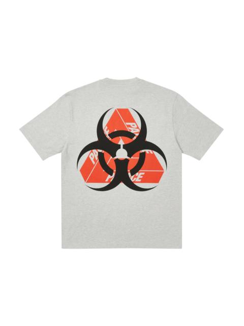 Palace Bio Hazard T-shirt Grey Marl
