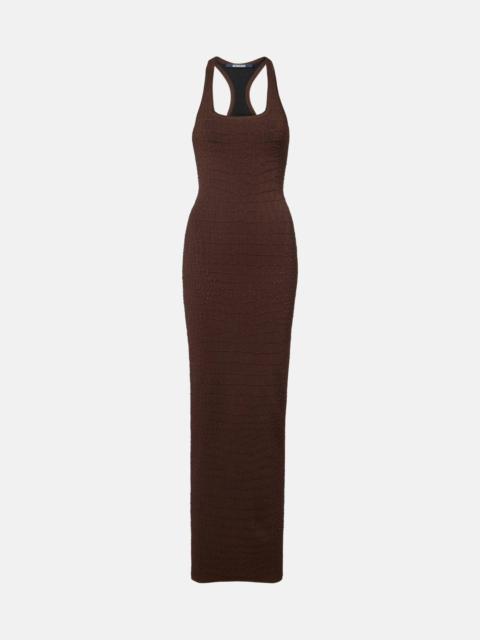 Jersey maxi dress