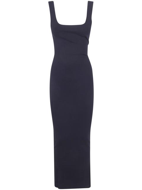 Square Neck Knit Midi