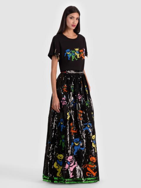 A+O X GRATEFUL DEAD TINA BALLGOWN SKIRT