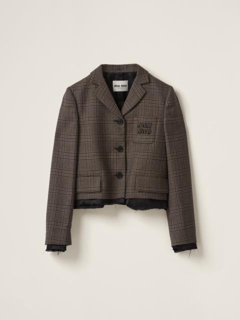 MiuMiu★Single-breasted tweed jacketジャケット★送料込 Miu Miu single-breasted Tweed Jacket | Neutrals | FARFETCH UK