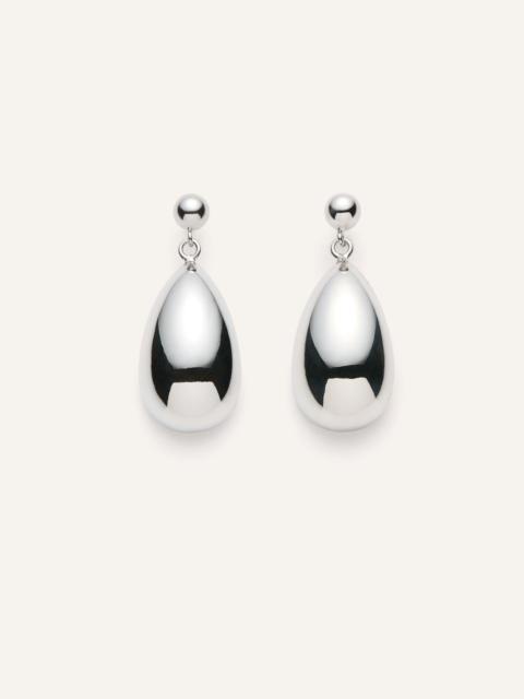 Classic teardrop earrings in silver