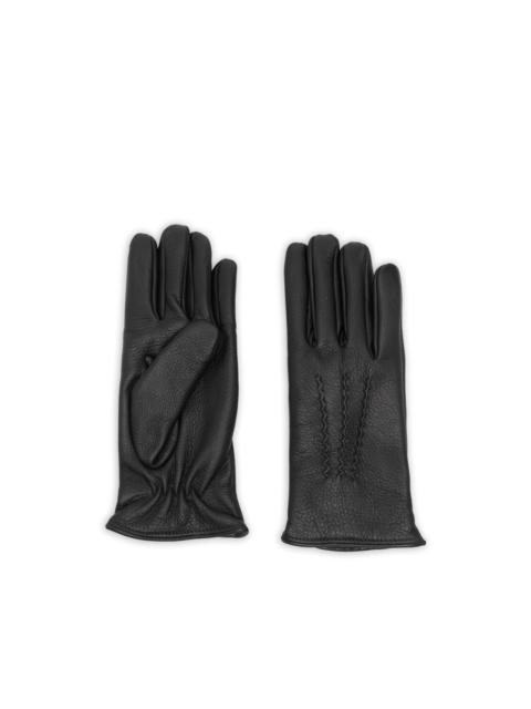 deerskin stitched gloves