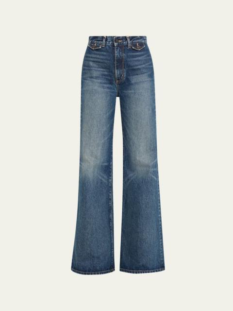 Edira High-Rise Wide-Leg Jeans