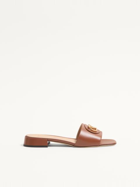 VLOGO SIGNATURE SLIDE SANDAL IN CALFSKIN 20MM