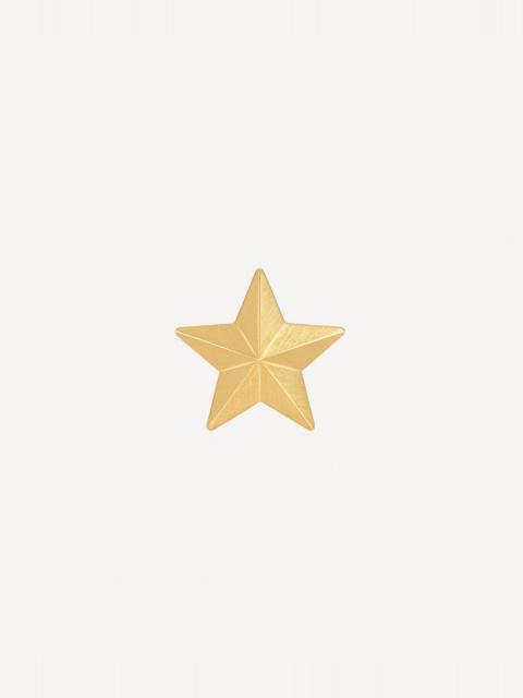 18ct Gold Star Single Stud Earring