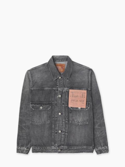 2102BKHW TYPE 2 SELVEDGE DENIM JACKET DARTFORD BLACK