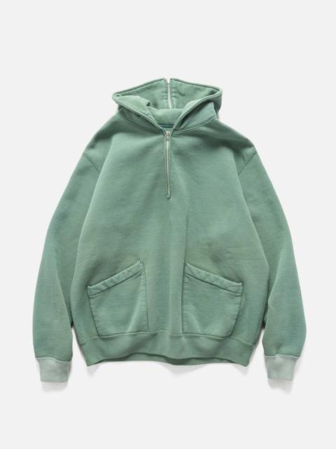 Sailor Hood Half Zip Sweatshirt Green