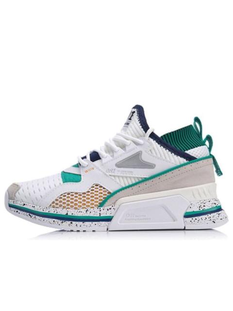 (WMNS) Li-Ning 001 T1000 No Boundry Mid 'White Green' AGLP012-4