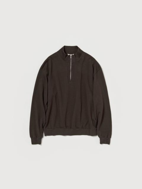 SUPER HIGH GAUGE SWEAT HALF ZIP P/O