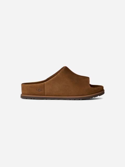 ® Men's Otzo Slide Nubuck Sandals in Dark Chestnut