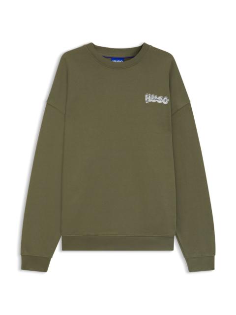 LOGO-PRINT SWEATSHIRT IN COTTON TERRY