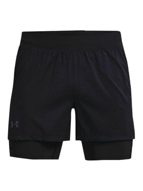 Under Armour Rush 2-in-1 Running Shorts 'Black' 1361577-001