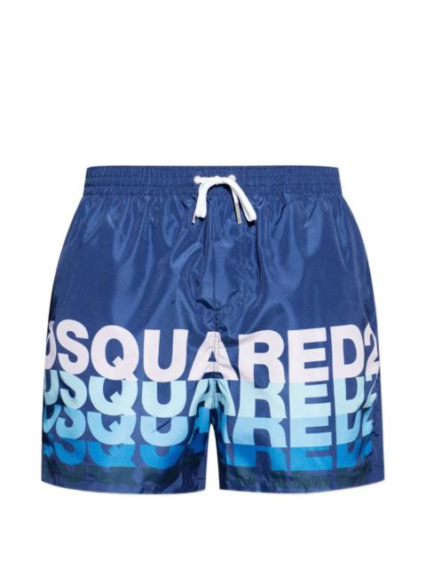 logo swim shorts