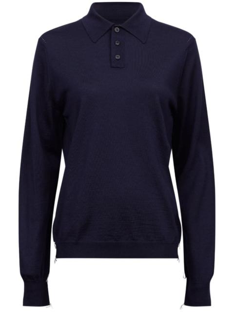 wool polo jumper