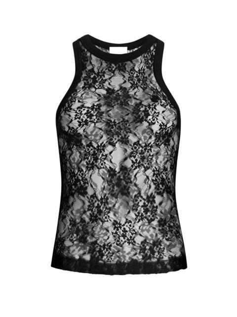 TANK TOP IN LACE JERSEY