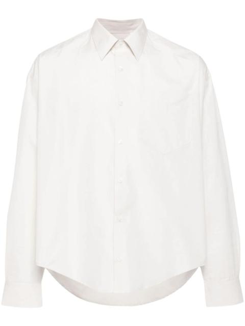 Ami de Coeur-embroidered poplin shirt