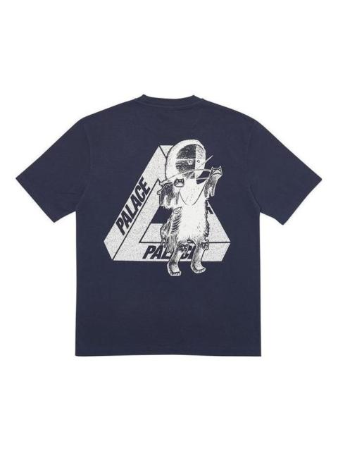 Palace U Figure T-shirt 'Navy' P17TS107