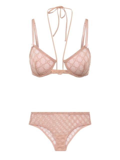 GG tulle lingerie set