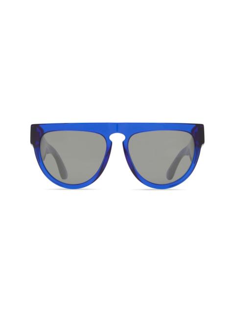 round-frame tinted sunglasses