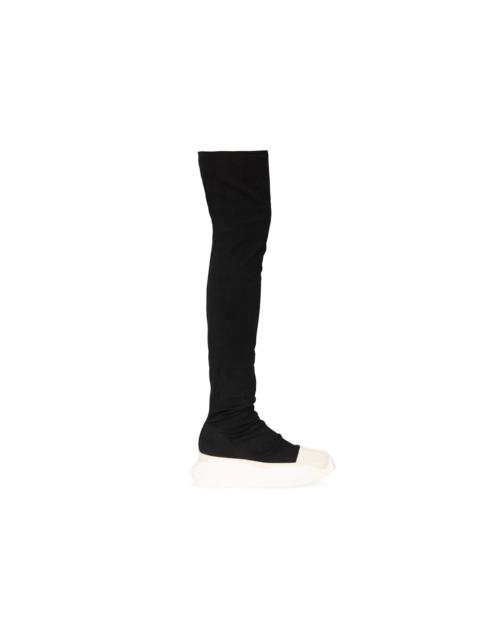 Rick Owens DRKSHDW Abstract Stockings Boot Black Milk (Women's)