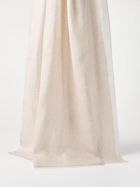 Cashmere and silk sparkling scarf