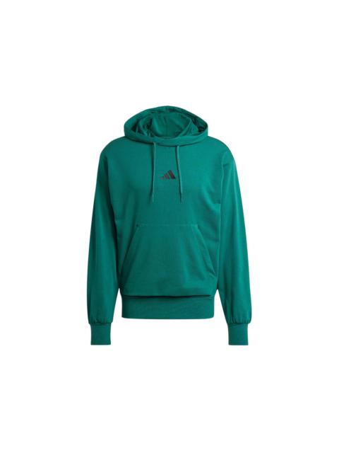 adidas Essentials Feelcozy French Terry Hoodie Collegiate Green/Black