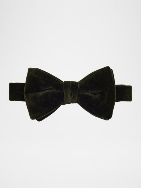 Men's Cotton Velvet Bow Tie