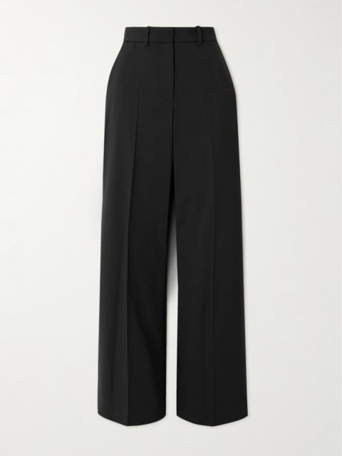 Morissey Pleated Stretch-wool Twill Straight-leg Pants