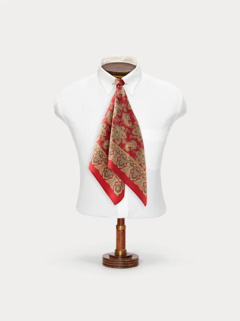 Handmade Paisley Silk Western Ascot
