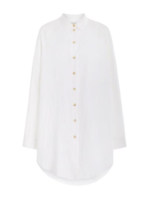 The Formentera Linen Shirt white