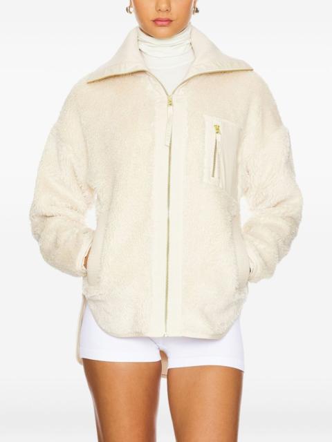 zip-up fleece jacket