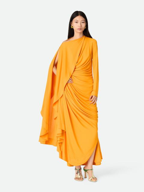 Viscose Jersey Draped Dress