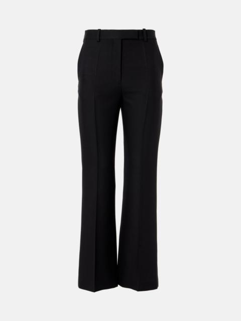 Nash wool and silk straight pants