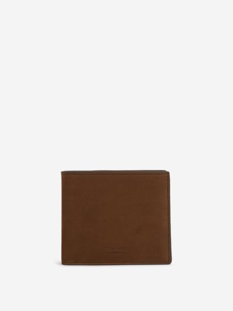 NUBUCK FOLDING WALLET