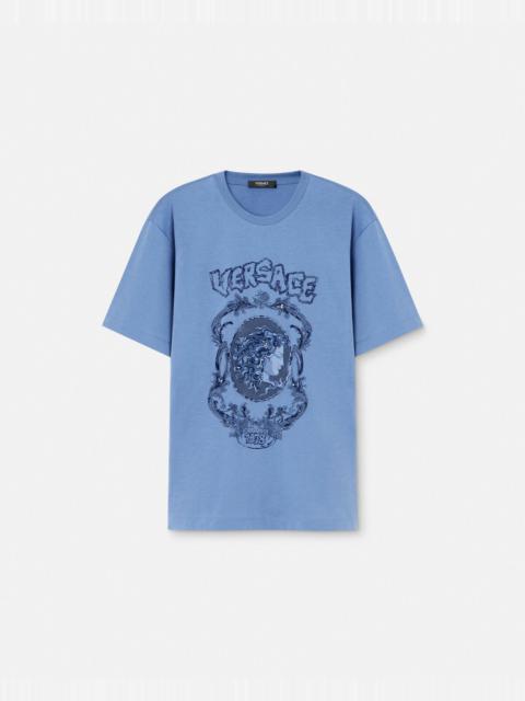 Embroidered Punk Cameo T-Shirt