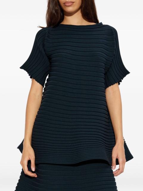 pleated blouse