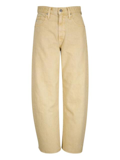 cotton tapered jeans