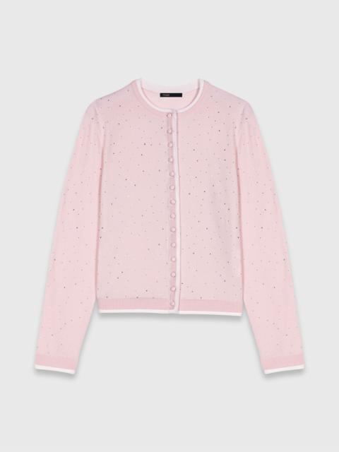 Knit embellished cardigan