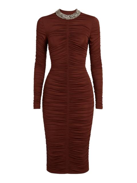 Ross Cinnabar Gathered Dress brown