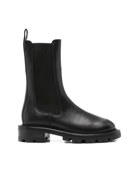 40mm elastic-panelled round -toe boots