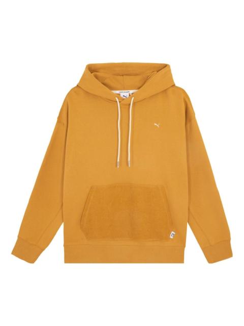 PUMA Mmq Hoodie 'Brown Yellow' 623053-50