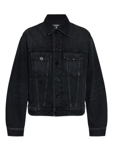 button-up denim jacket