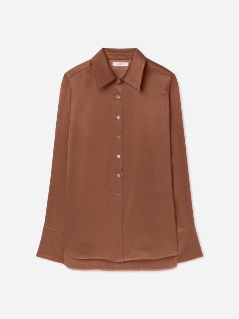 Button Down Shirt in Silk