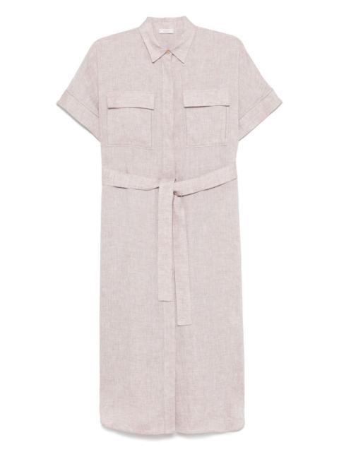 linen midi dress