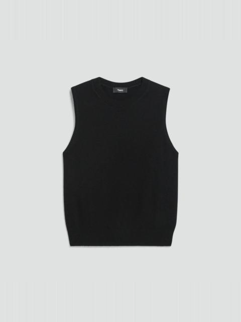 Crewneck Shell Top in Cashmere